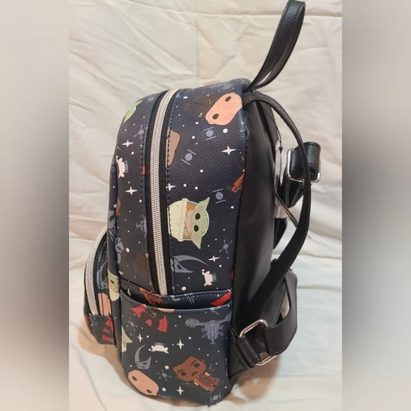 Baby yoda mini backpack set